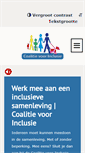 Mobile Screenshot of coalitievoorinclusie.nl